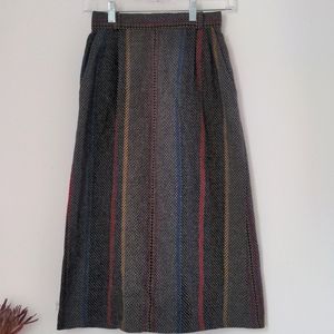Vintage Wool Pencil Skirt